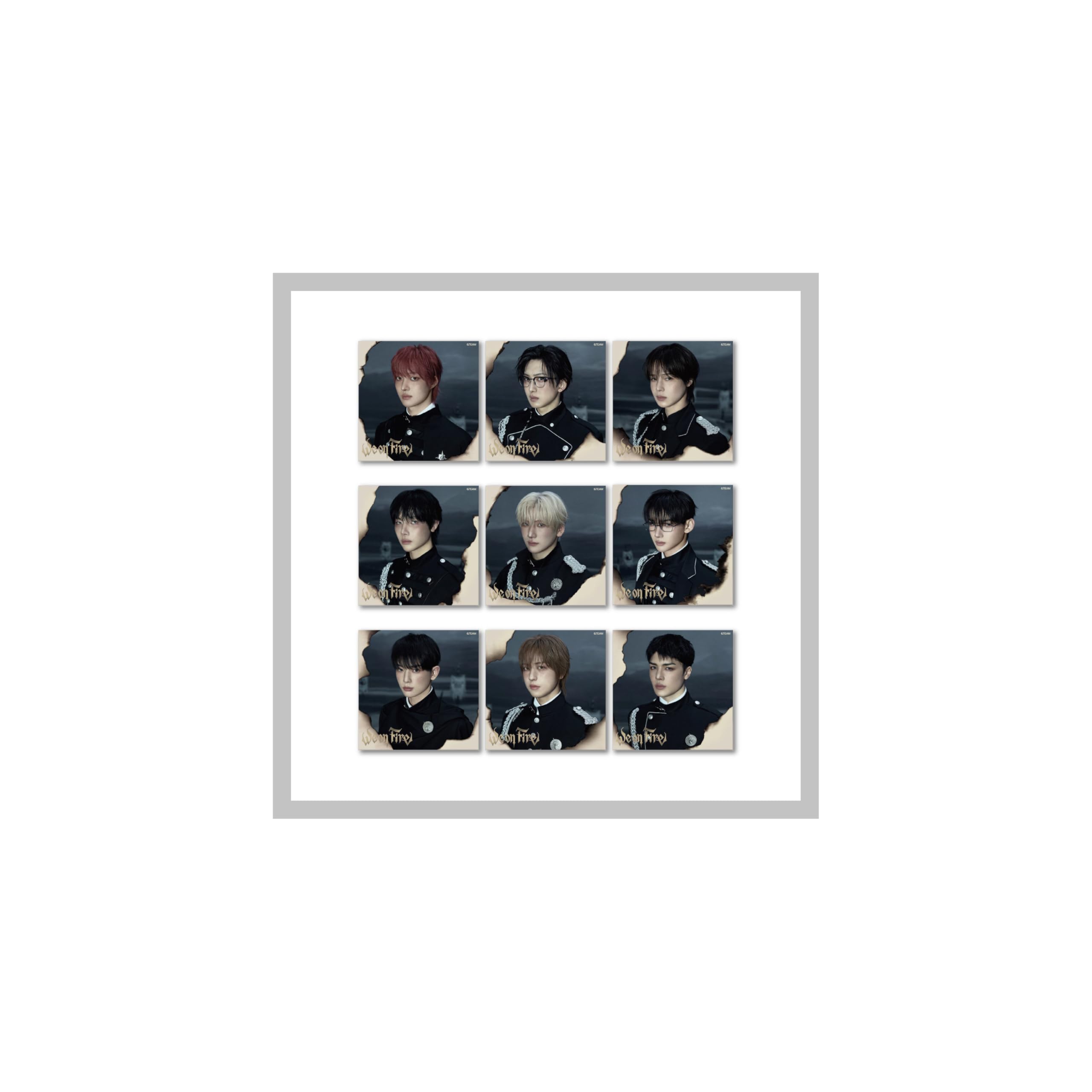 Amazon.co.jp: (ソロ9バージョンセット)&TEAM We on Fire 3rd EP